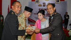 Kapolres Buton Gelar Acara Syukuran Peringati HUT Bhayangkara ke-76