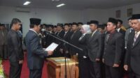 Bupati La Bakry, Lantik 216 Pejabat Lingkup Pemda Buton, Berikut Daftarnya