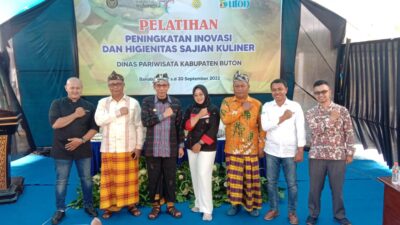 Dispar Buton Gelar Pelatihan Kuliner, Pj Bupati Buton Apresiasi Kementerian Pariwisata RI