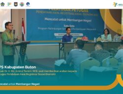 Senator Sultra, Mz Amirul Tamim Pantau Pelatihan Petugas Regsosek BPS Buton di Baubau