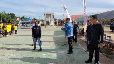 Pj Bupati Basiran Buka Pertandingan Cabor Bola Tangan Porprov Sultra XIV