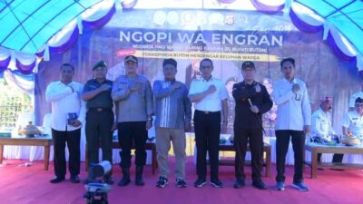 Edisi Baru 2023, Ngopi Wa Engran Tampil Bersama Forkopimda di Kecamatan Lasalimu