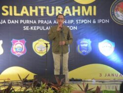 Pj Bupati Buton Hadiri Acara Silaturahmi Purna Praja dan Praja IPDN di Buteng