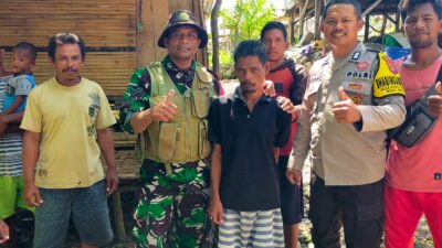 Dijuluki Upin Ipin, Dua Anggota TNI dan Polri Ini Selalu Kompak Evakuasi Korban Hilang di Bajo Bahari 
