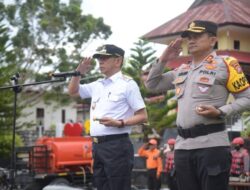 Pj Bupati Buton, Pimpin Apel Siaga Bencana di Wilayah Hukum Polres Buton