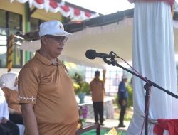 Asnawai Jamaluddin, Pimpin Apel HAB Kabupaten Buton