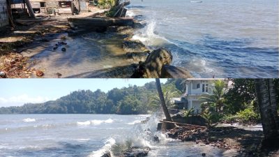 Tanggul Jebol, Pemda Buton Diminta Turun Tangan, Warga Cemas Dibayangi Luapan Air Laut