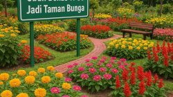 DLH Indonesia Ubah Bekas TPSS Jadi Taman Bunga: Solusi Hijau di Tengah Kota