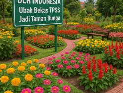 DLH Indonesia Ubah Bekas TPSS Jadi Taman Bunga: Solusi Hijau di Tengah Kota