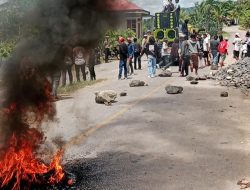 Demo Aktifitas Pemuatan Aspal, Aktivis Menduga Ada ‘Kongkalikong’, Massa Minta Bupati DPRD Buton dan Pihak Vendor Temui Massa Aksi
